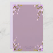 Blumen Mel Mae Schmidt Stationery Briefpapier (Vorne/Hinten)