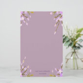 Blumen Mel Mae Schmidt Stationery Briefpapier (Stehend Vorderseite)