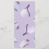 Blumen Menükarte (Rückseite)
