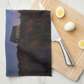 Blumen | Milchstraße Neuseeland Geschirrtuch (Viertel Falte)