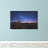 Blumen | Milchstraße Neuseeland Leinwanddruck (Insitu (Holzboden))