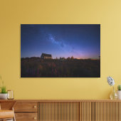 Blumen | Milchstraße Neuseeland Leinwanddruck (Insitu (Wohnzimmer))