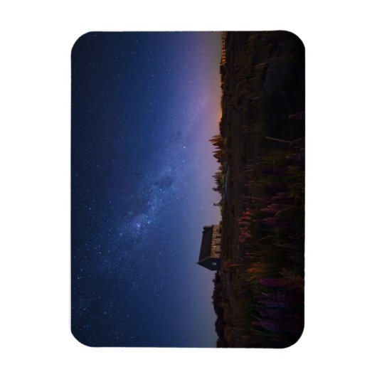 Blumen | Milchstraße Neuseeland Magnet (Vertikal)