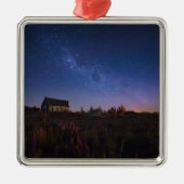 Blumen | Milchstraße Neuseeland Ornament Aus Metall (Vorne)