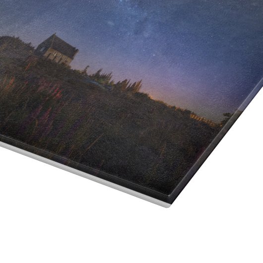 Blumen | Milchstraße Neuseeland Schneidebrett (Ecke)