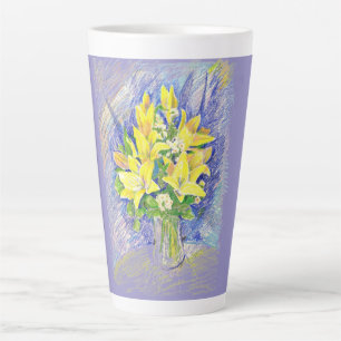 Blumen Milchtasse