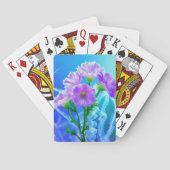Blumen mit Quallen-Nesseln Spielkarten (Rückseite)