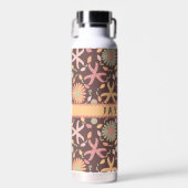 Blumen mit Seestern Trinkflasche (Vorne)