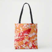 Blumen-Mix-Kimono-Muster Frühling Tasche (Vorderseite)