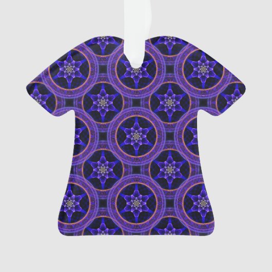 Blumen Modern Boho Elegant Abstrakte Muster #505 Ornament (Vorderseite)