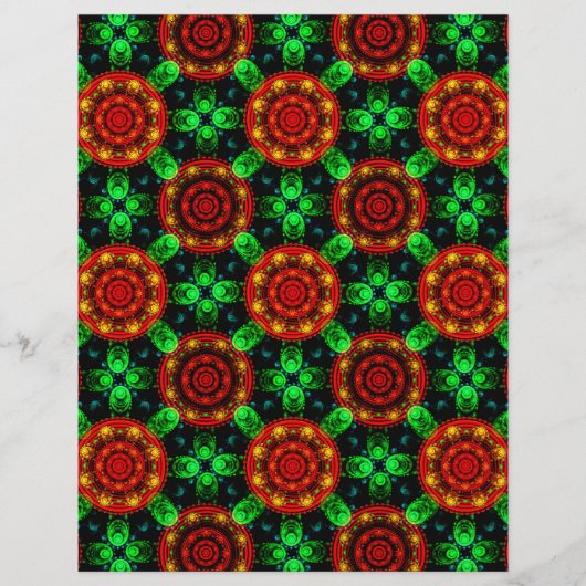 Blumen Modern Boho Elegant Abstraktes Muster #504 Flyer (Vorne)