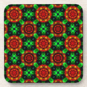 Blumen Modern Boho Elegant Abstraktes Muster #504 Getränkeuntersetzer (Vorderseite)