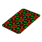 Blumen Modern Boho Elegant Abstraktes Muster #504 Magnet (Linke Seite)