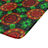 Blumen Modern Boho Elegant Abstraktes Muster #504 Schneidebrett (Ecke)