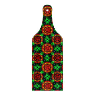 Blumen Modern Boho Elegant Abstraktes Muster #504 Schneidebrett