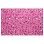 Blumen-Mohn rosa Muster. Stoff (Yard (91,4 cm))