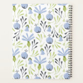 Blumen-Monogramm-Planer Planer (Rückseite)