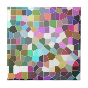 Blumen-Mosaik Fliese