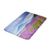 Blumen | Mount Fugi Japan Badematte (Schrägansicht)