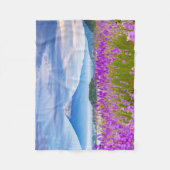 Blumen | Mount Fugi Japan Fleecedecke (Vorderseite)
