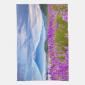 Blumen | Mount Fugi Japan Geschirrtuch (Vertikal)