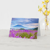 Blumen | Mount Fugi Japan Karte (Gelbe Blume)