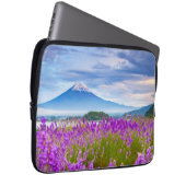 Blumen | Mount Fugi Japan Laptopschutzhülle (Vorne Rechts)