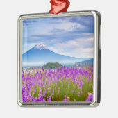 Blumen | Mount Fugi Japan Ornament Aus Metall (Links)