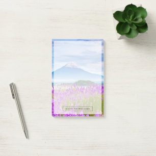 Blumen Mount Fugi Japan Post-it Klebezettel