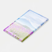 Blumen | Mount Fugi Japan Post-it Klebezettel (angewinkelt)