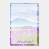 Blumen | Mount Fugi Japan Post-it Klebezettel (Vorderseite)