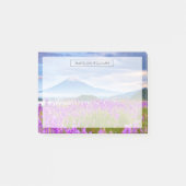 Blumen | Mount Fugi Japan Post-it Klebezettel (Vorderseite)