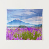 Blumen | Mount Fugi Japan Wandteppich (Vorderseite (Horizontal))