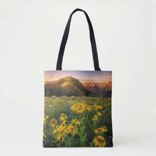 Blumen | Mountain Meadow Crested Butte Colorado Tasche (Vorderseite)