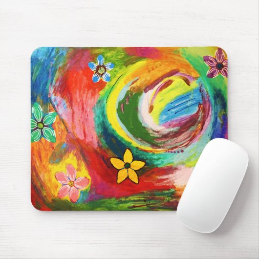 Blumen Mousepad (Mit Mouse)