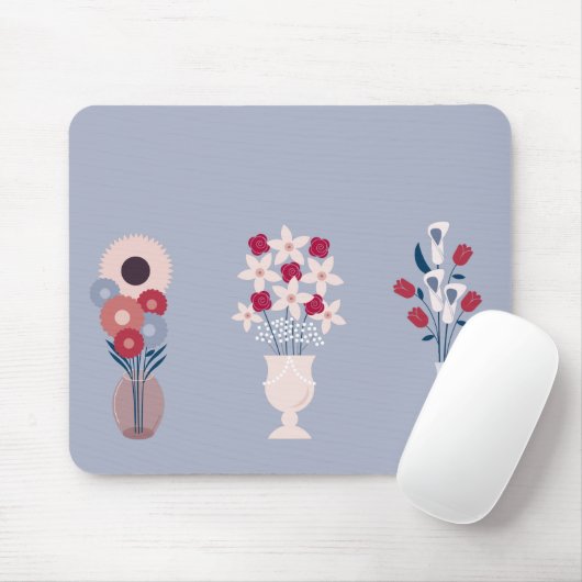 Blumen Mousepad (Mit Mouse)