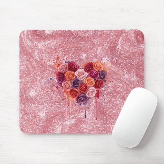 Blumen Mousepad (Mit Mouse)