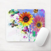 Blumen Mousepad (Mit Mouse)