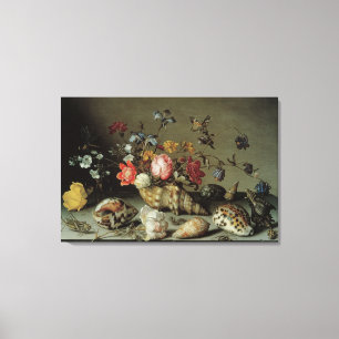 Blumen, Muscheln und Insects Balthasar van Der Ast Leinwanddruck