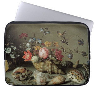 Blumen, Muscheln und Insekten Balthasar van der As Laptopschutzhülle