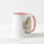 Blumen-Muse Engel-Tasse Tasse (VorderseiteRechts)