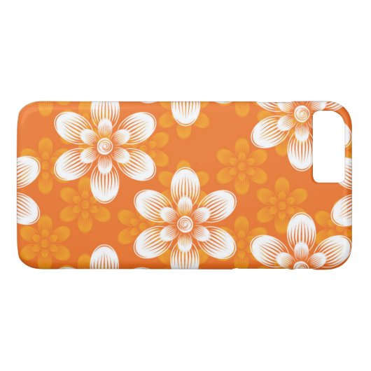 Blumen-Muster Case-Mate iPhone Hülle (Rückseite (Horizontal))