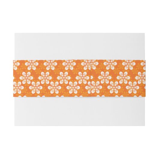 Blumen-Muster Einladungsbanderole (Rückseitenbeispiel)