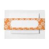 Blumen-Muster Einladungsbanderole (Vorderseite Beispiel)