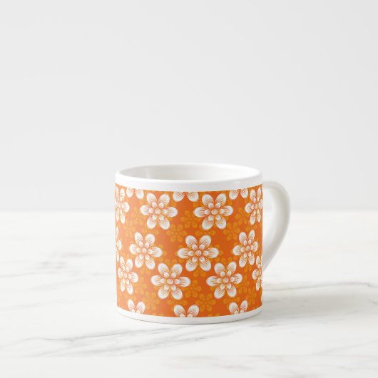 Blumen-Muster Espressotasse (Vorderseite Rechts)