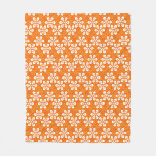 Blumen-Muster Fleecedecke