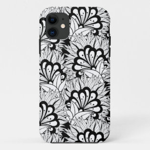 Blumen-Muster-Gekritzel Case-Mate iPhone Hülle
