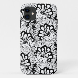 Blumen-Muster-Gekritzel Case-Mate iPhone Hülle
