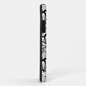 Blumen-Muster-Gekritzel Case-Mate iPhone Hülle (Hinten/Rechts)