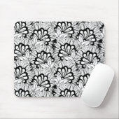Blumen-Muster-Gekritzel Mousepad (Mit Mouse)